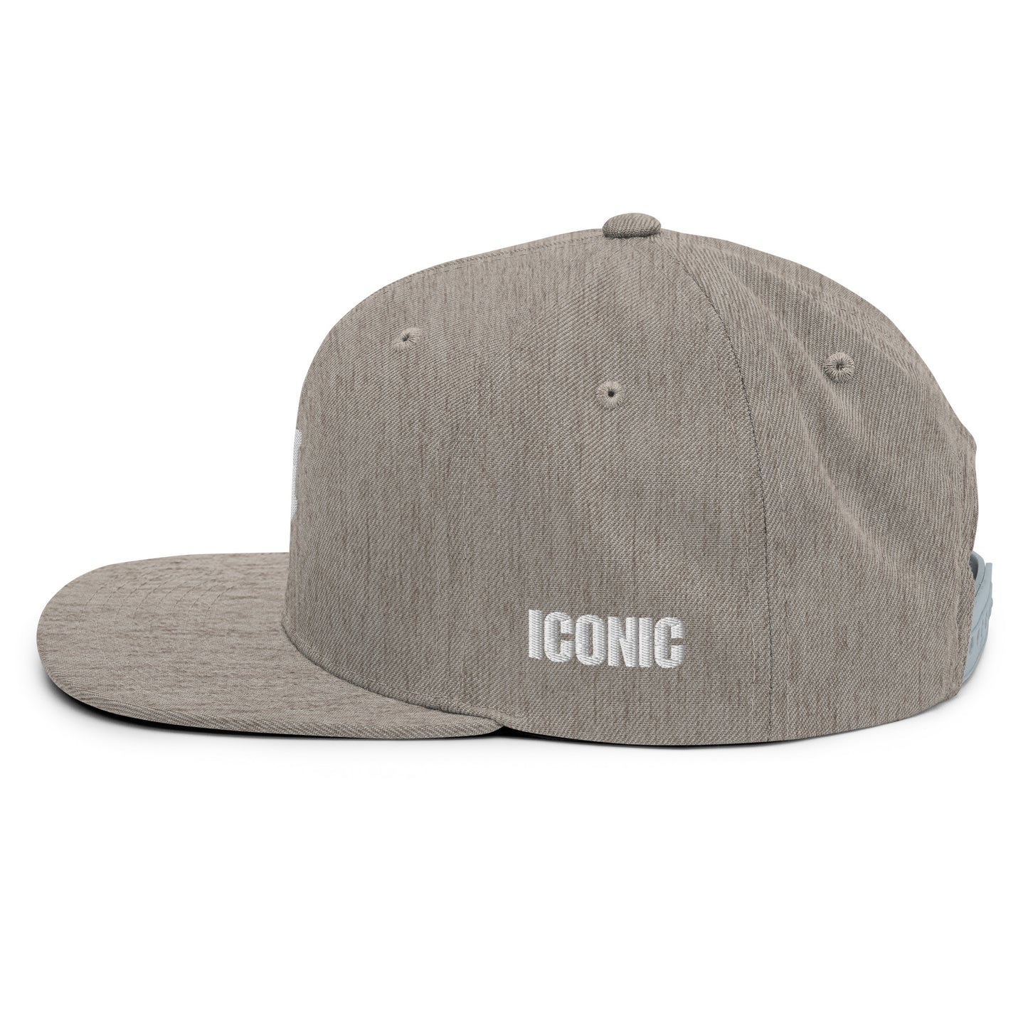 Classic "IM" Logo Snapback Hat (White Stitching)