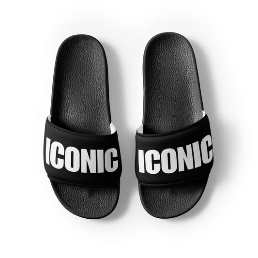 ICONIC Men’s Slides (White Logo)