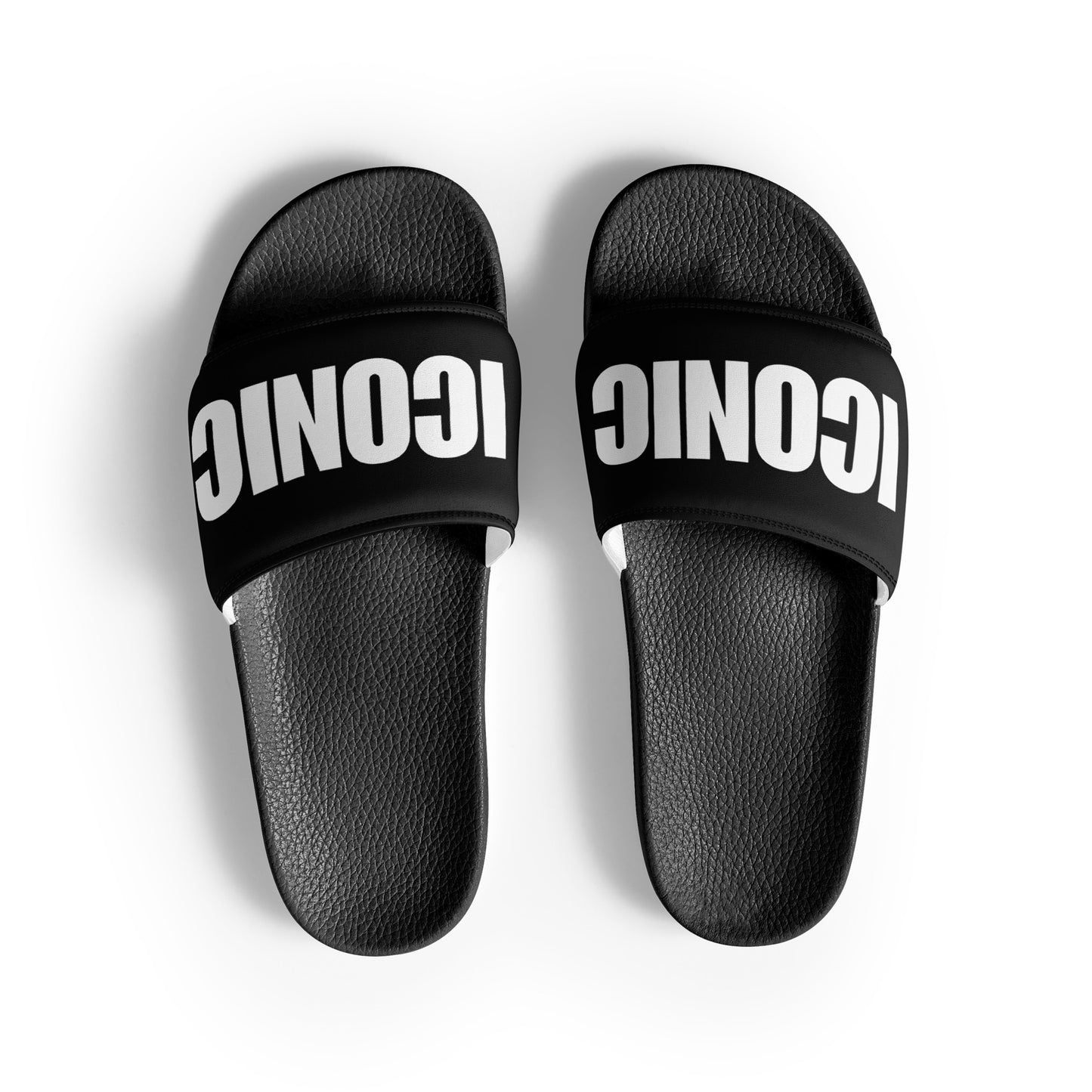 ICONIC Men’s Slides (White Logo)