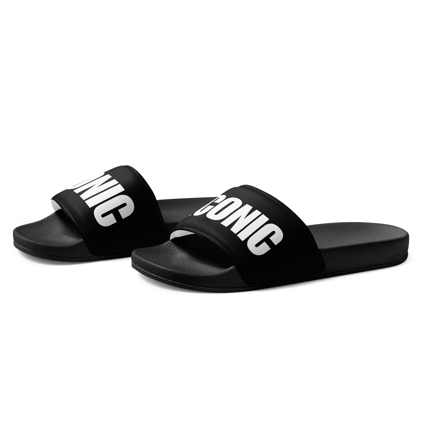 ICONIC Men’s Slides (White Logo)