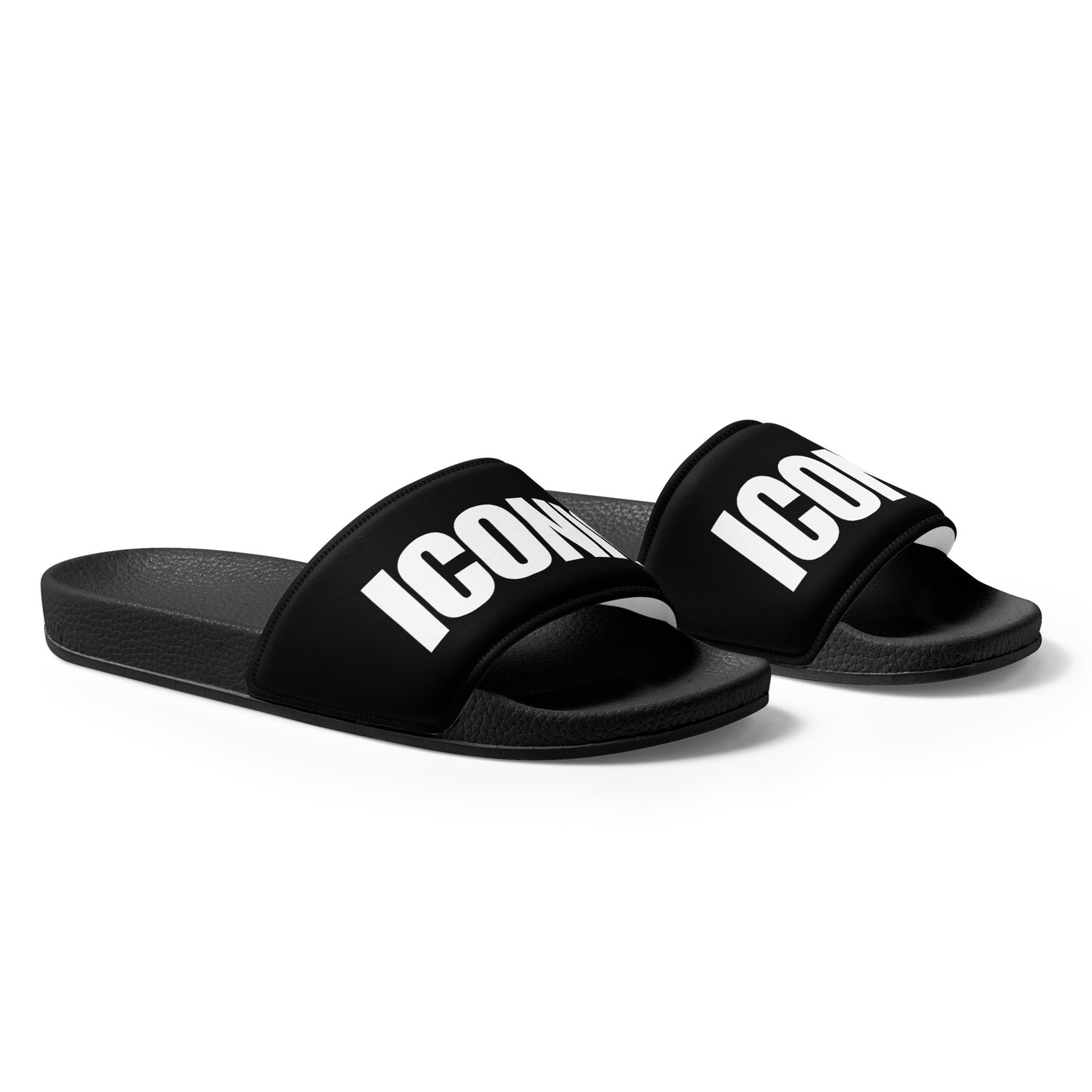 ICONIC Men’s Slides (White Logo)