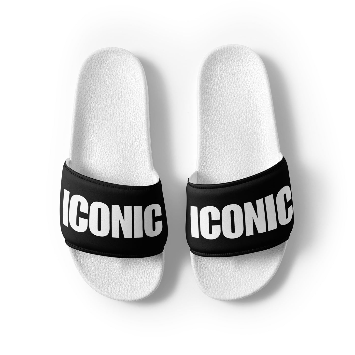 ICONIC Men’s Slides (White Logo)