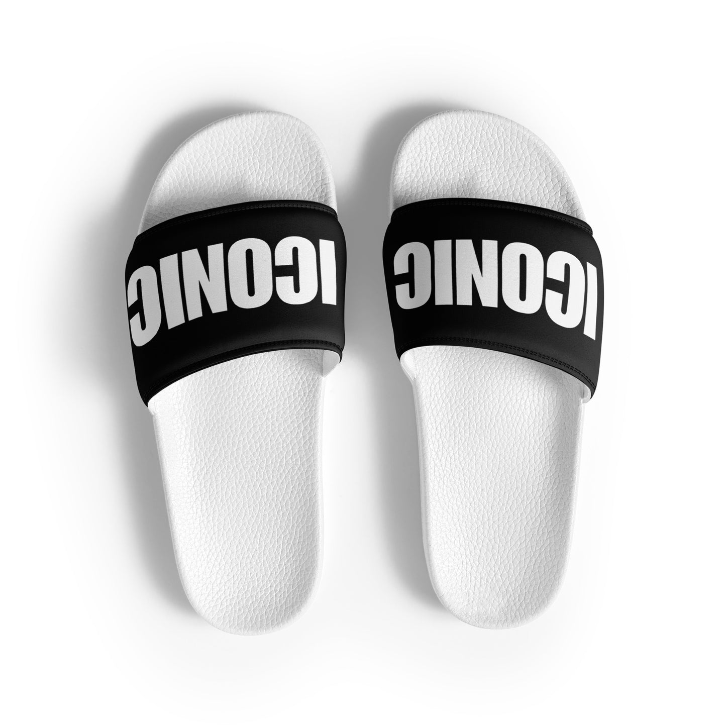 ICONIC Men’s Slides (White Logo)