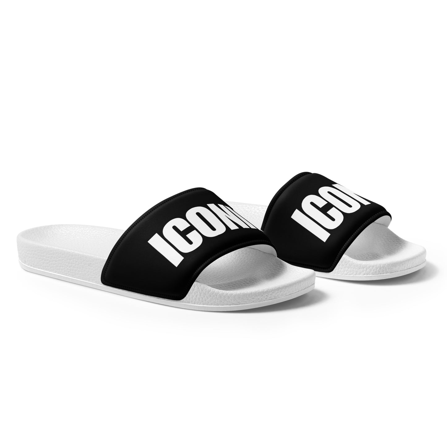 ICONIC Men’s Slides (White Logo)