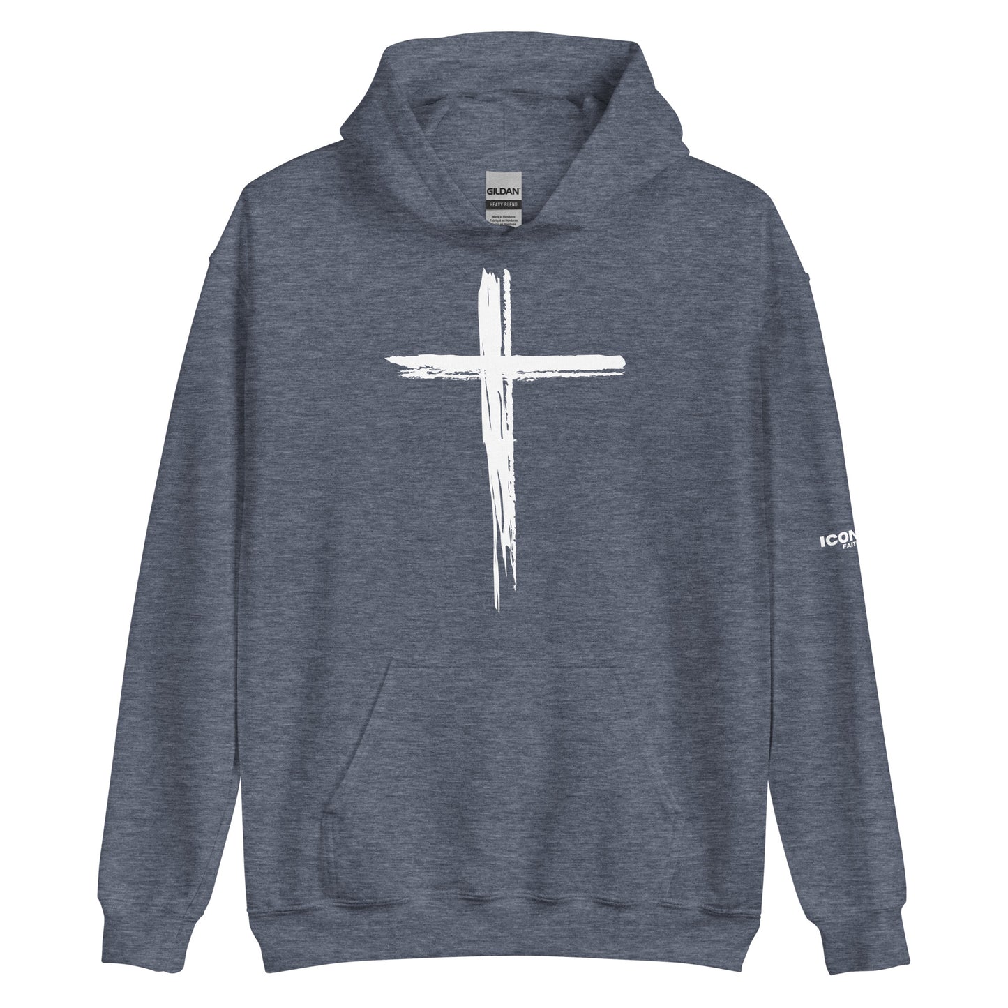 Cross Unisex Hoodie (White Logo)