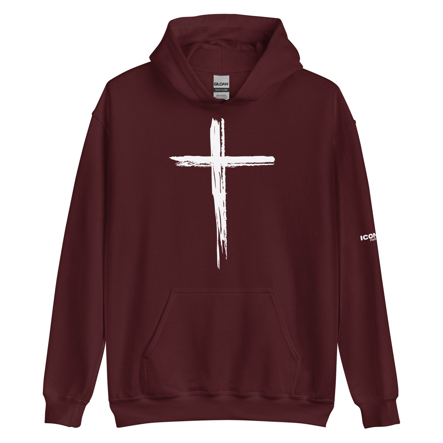 Cross Unisex Hoodie (White Logo)