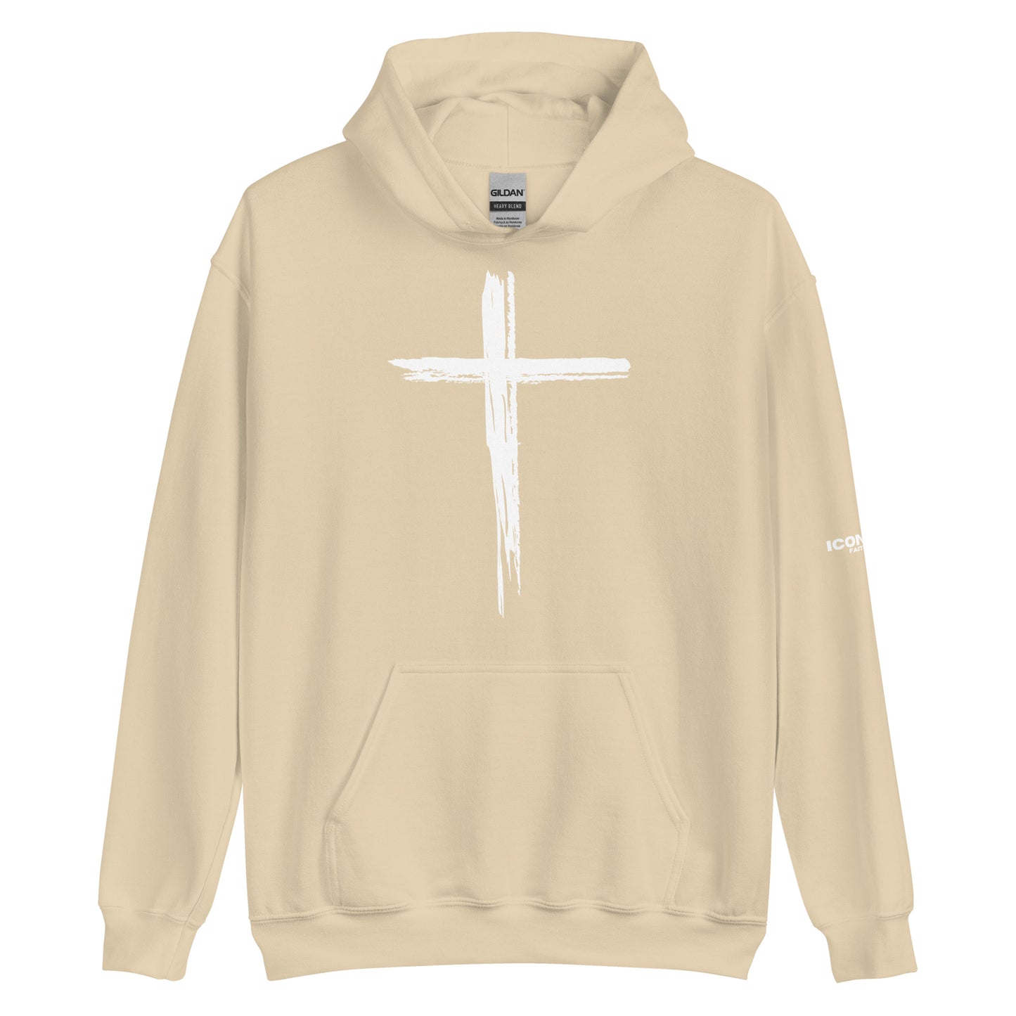 Cross Unisex Hoodie (White Logo)