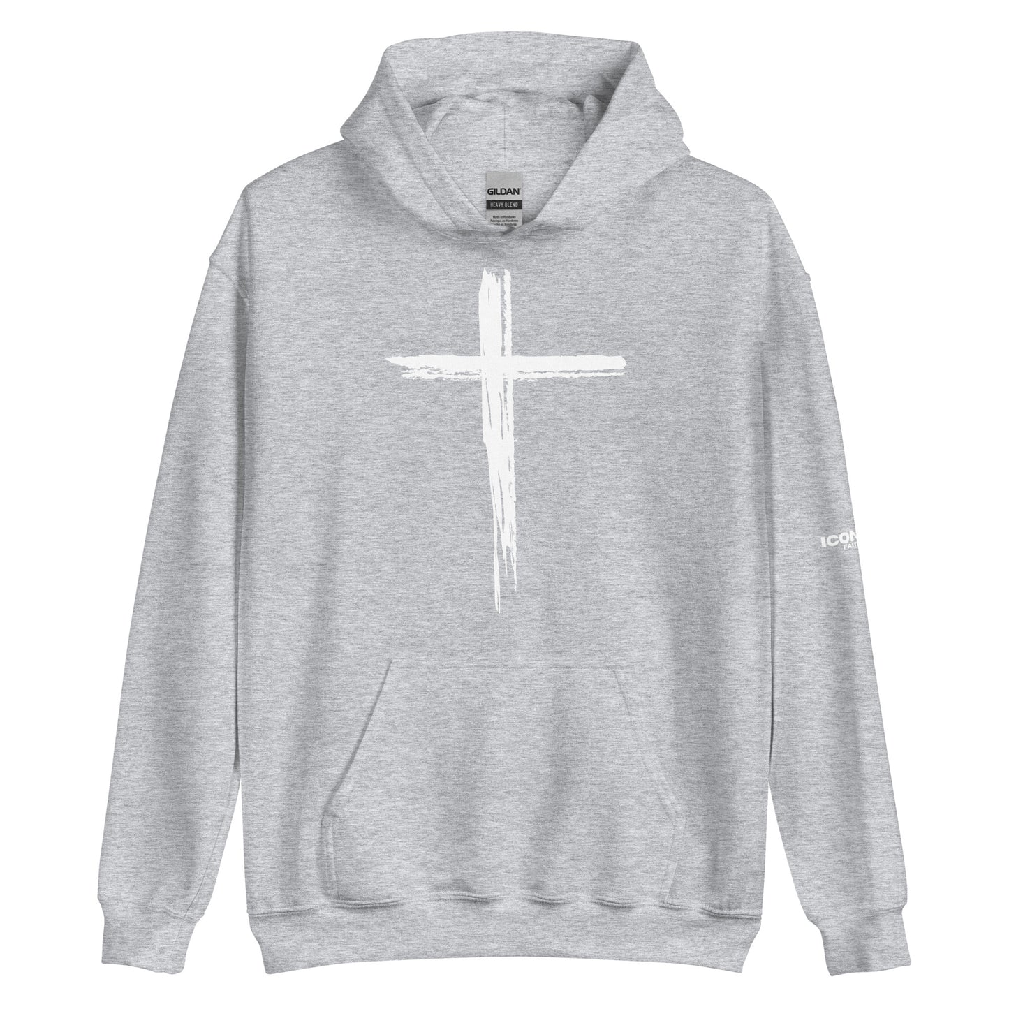 Cross Unisex Hoodie (White Logo)