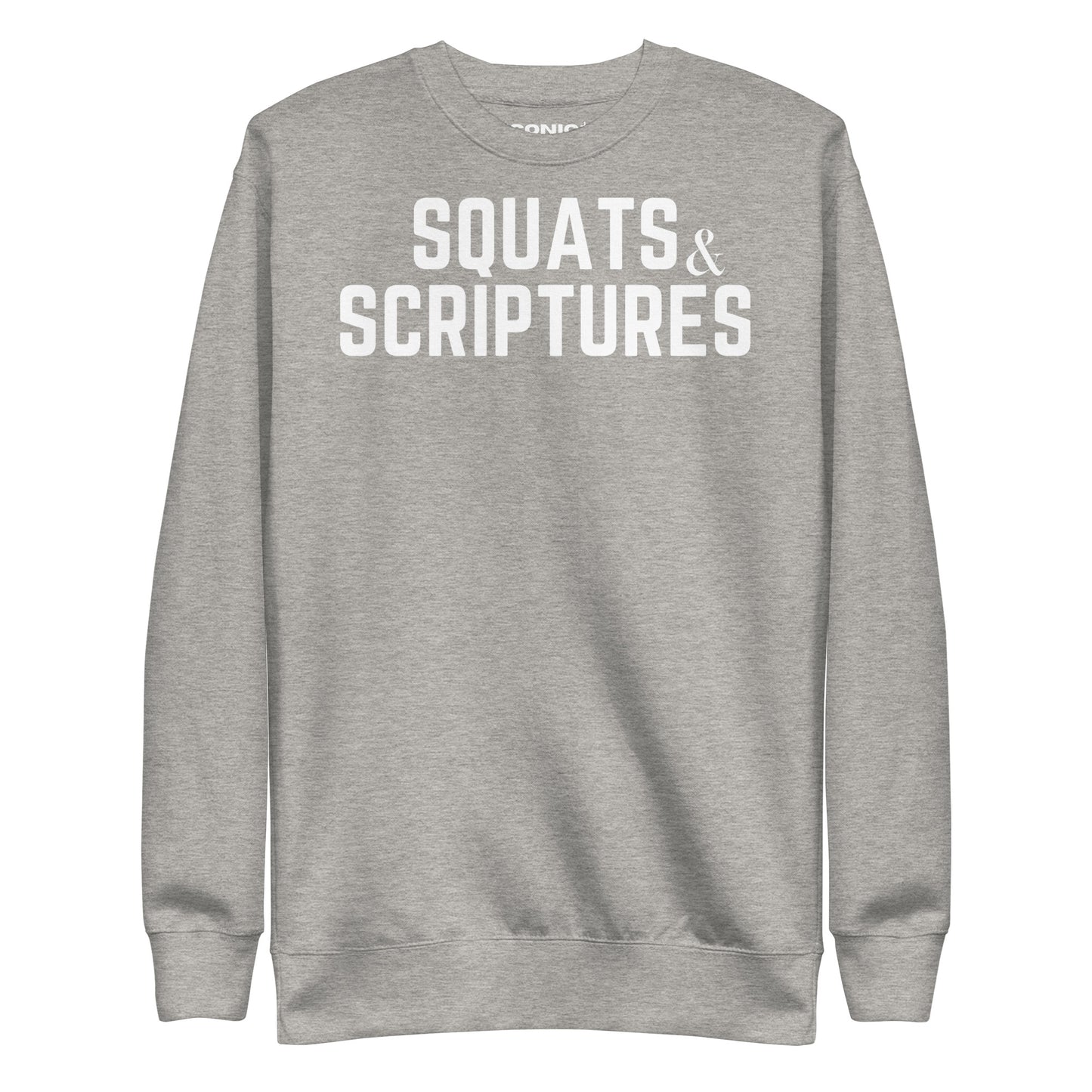 Squats and Scriptures Unisex Premium Sweatshirt