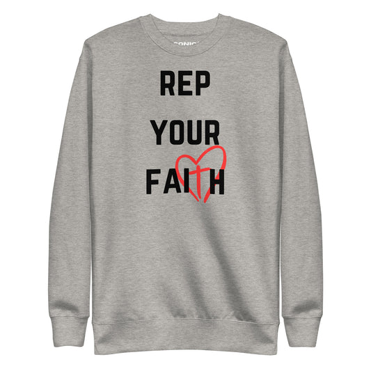 Rep Your Faith Unisex Premium Sweatshirt