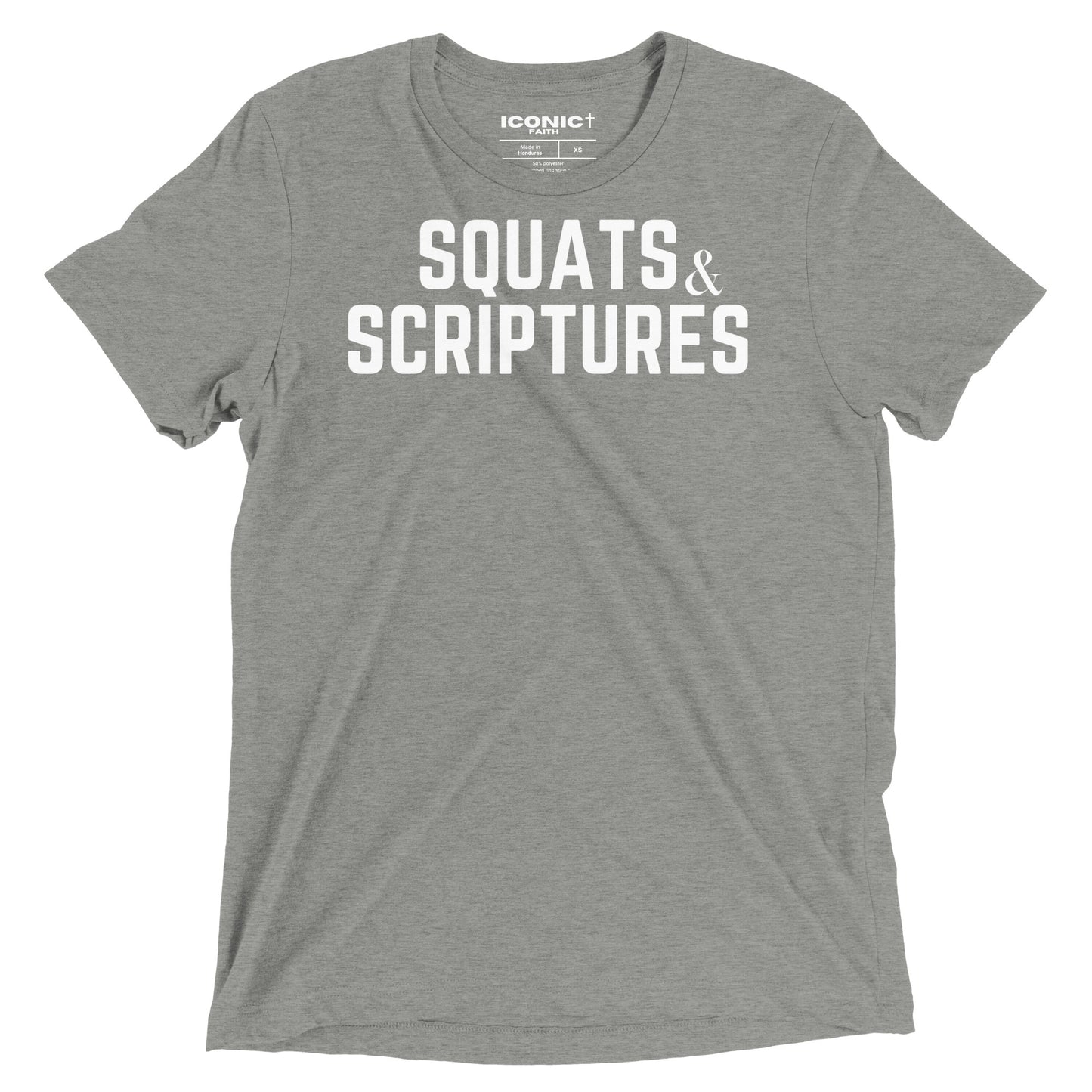 Squats & Scriptures Short sleeve t-shirt