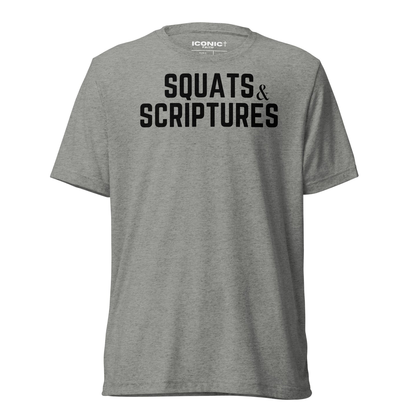 Squats & Scriptures Short sleeve t-shirt