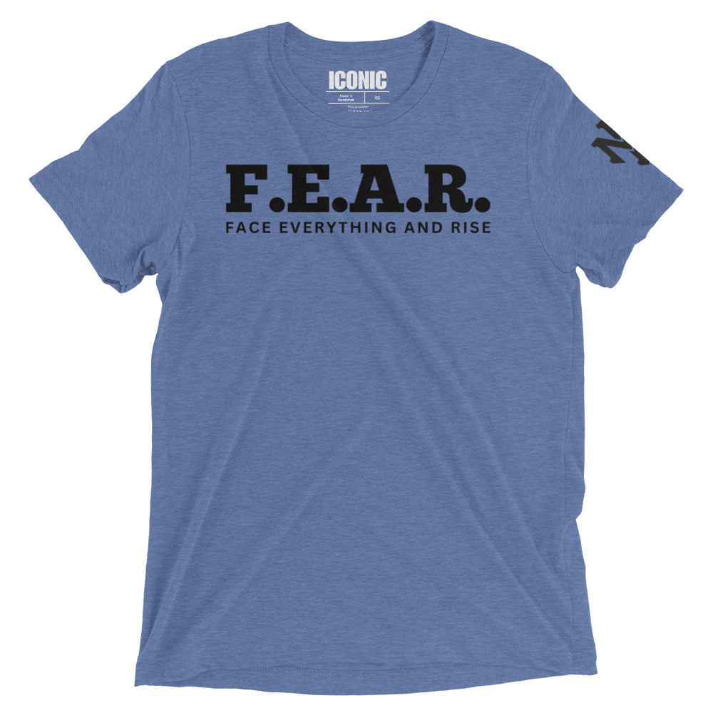 F.E.A.R. (Face Everything And Rise) Tri-Blend T-Shirt