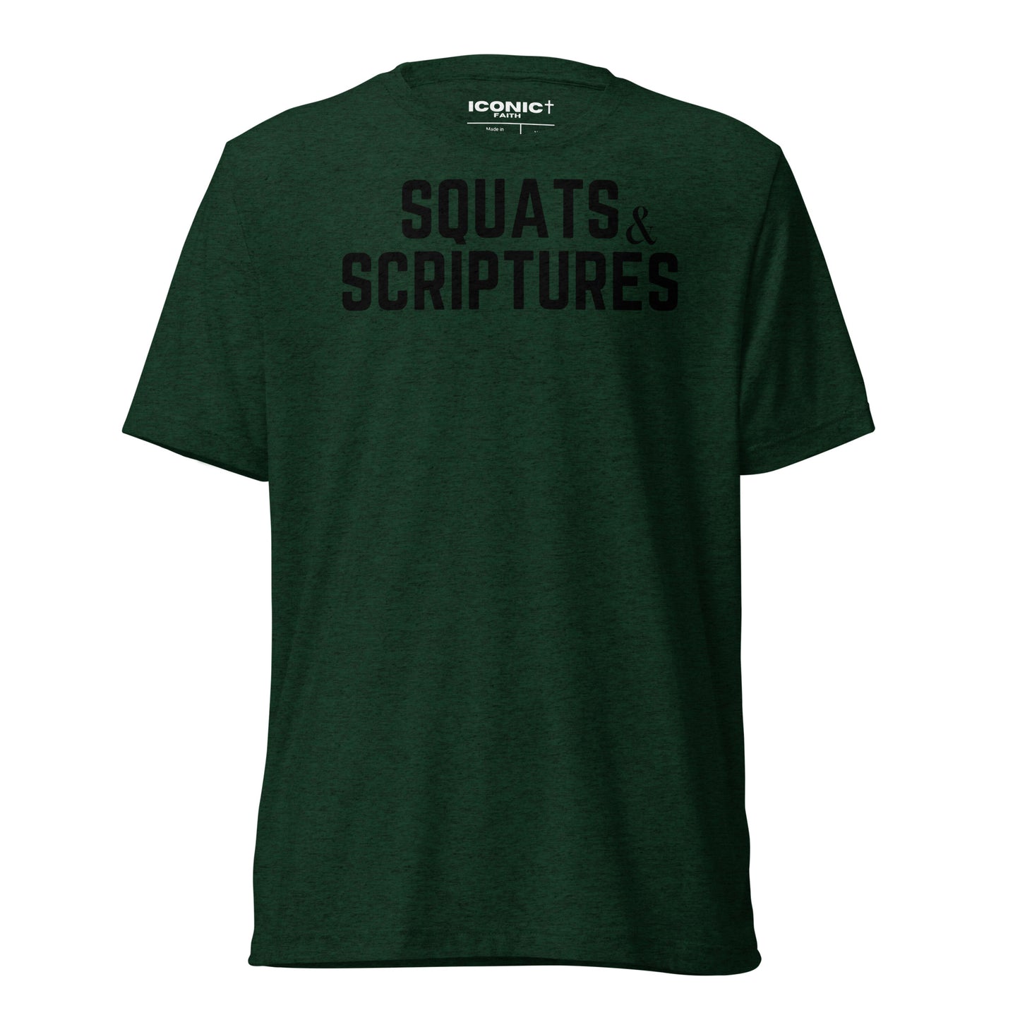 Squats & Scriptures Short sleeve t-shirt