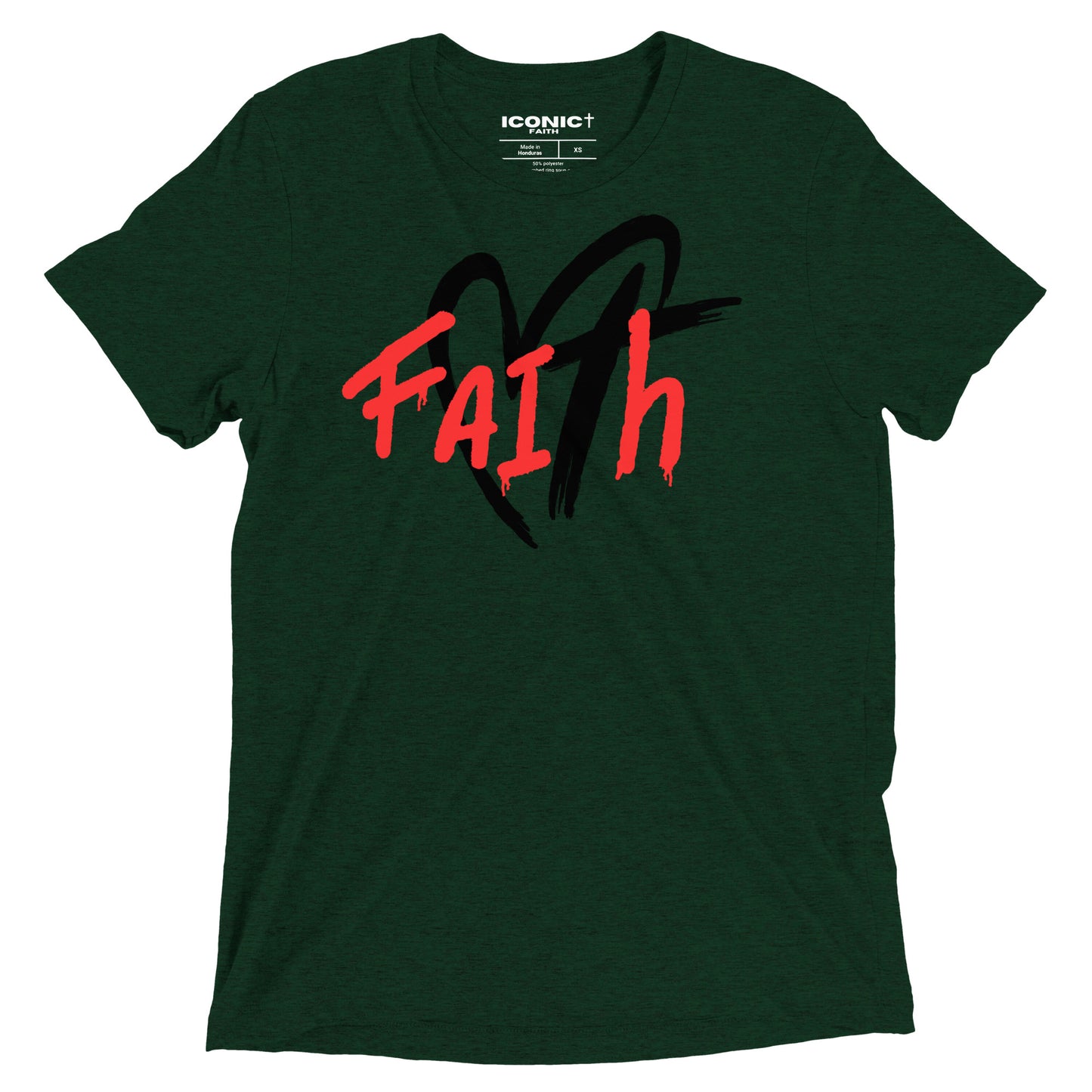 Faith Short Sleeve Tri-Blend t-shirt