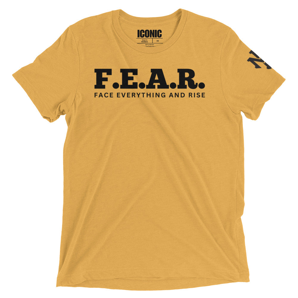 F.E.A.R. (Face Everything And Rise) Tri-Blend T-Shirt