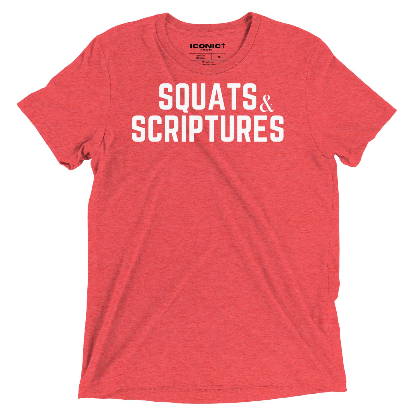 Squats & Scriptures Short sleeve t-shirt