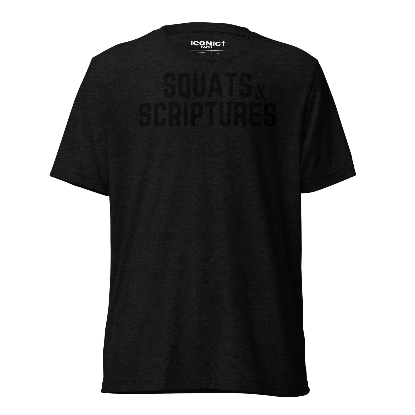 Squats & Scriptures Short sleeve t-shirt