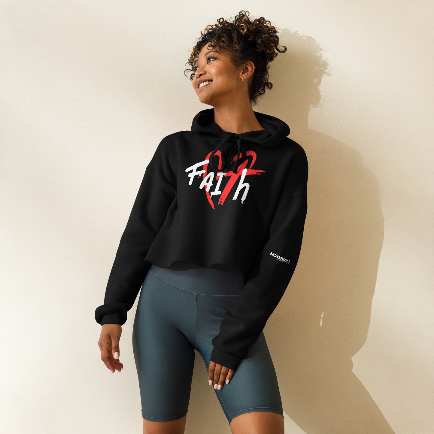 Faith Women's Crop Hoodie