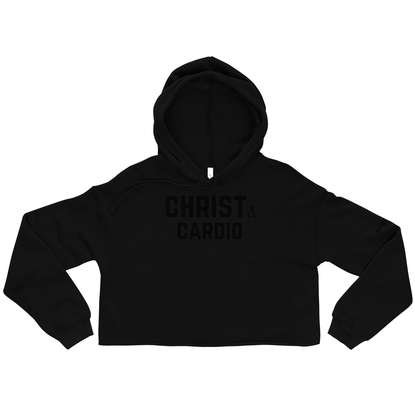 Christ and Cardio Crop Hoodie