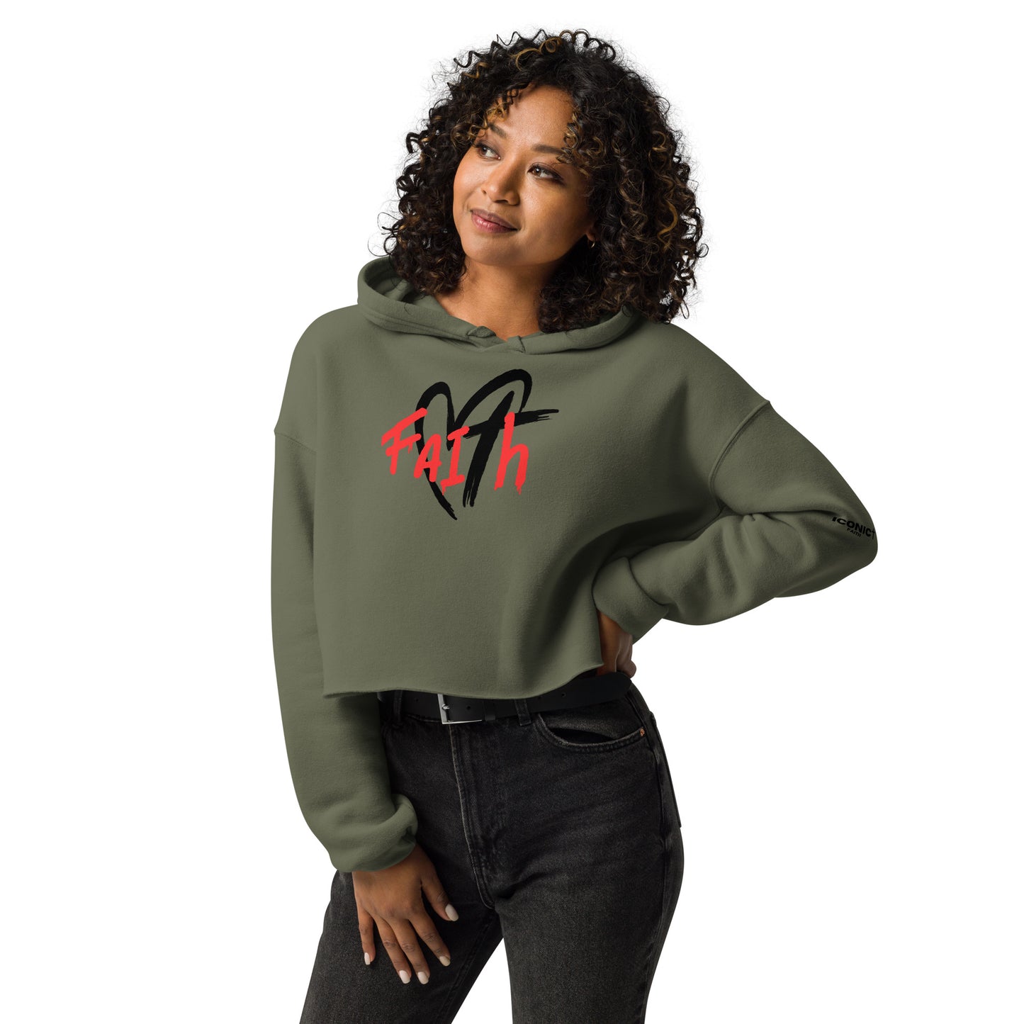 FAITH Women's Crop Hoodie