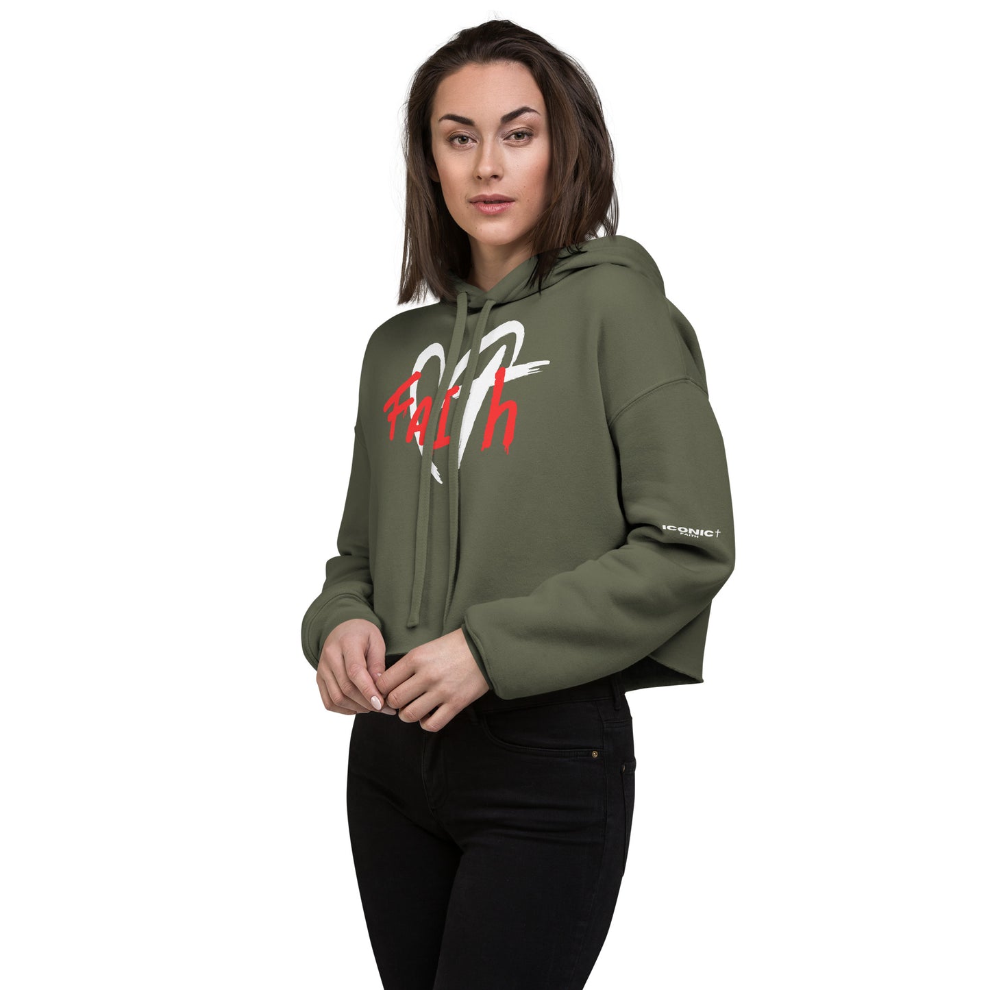 FAITH Women's Crop Hoodie