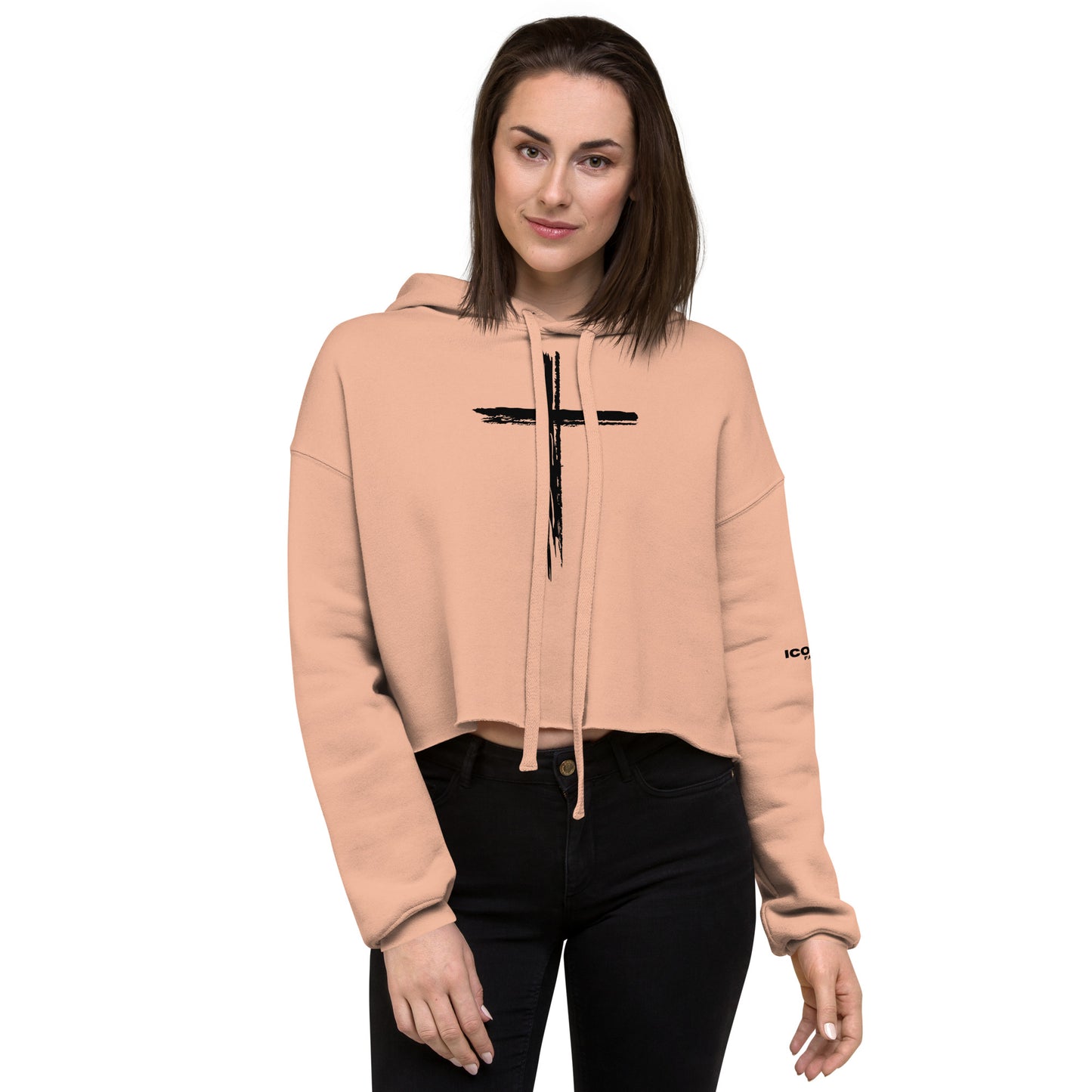 Cross Crop Hoodie