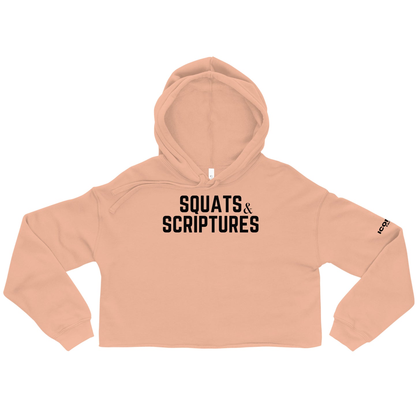 Squats and Scriptures Crop Hoodie