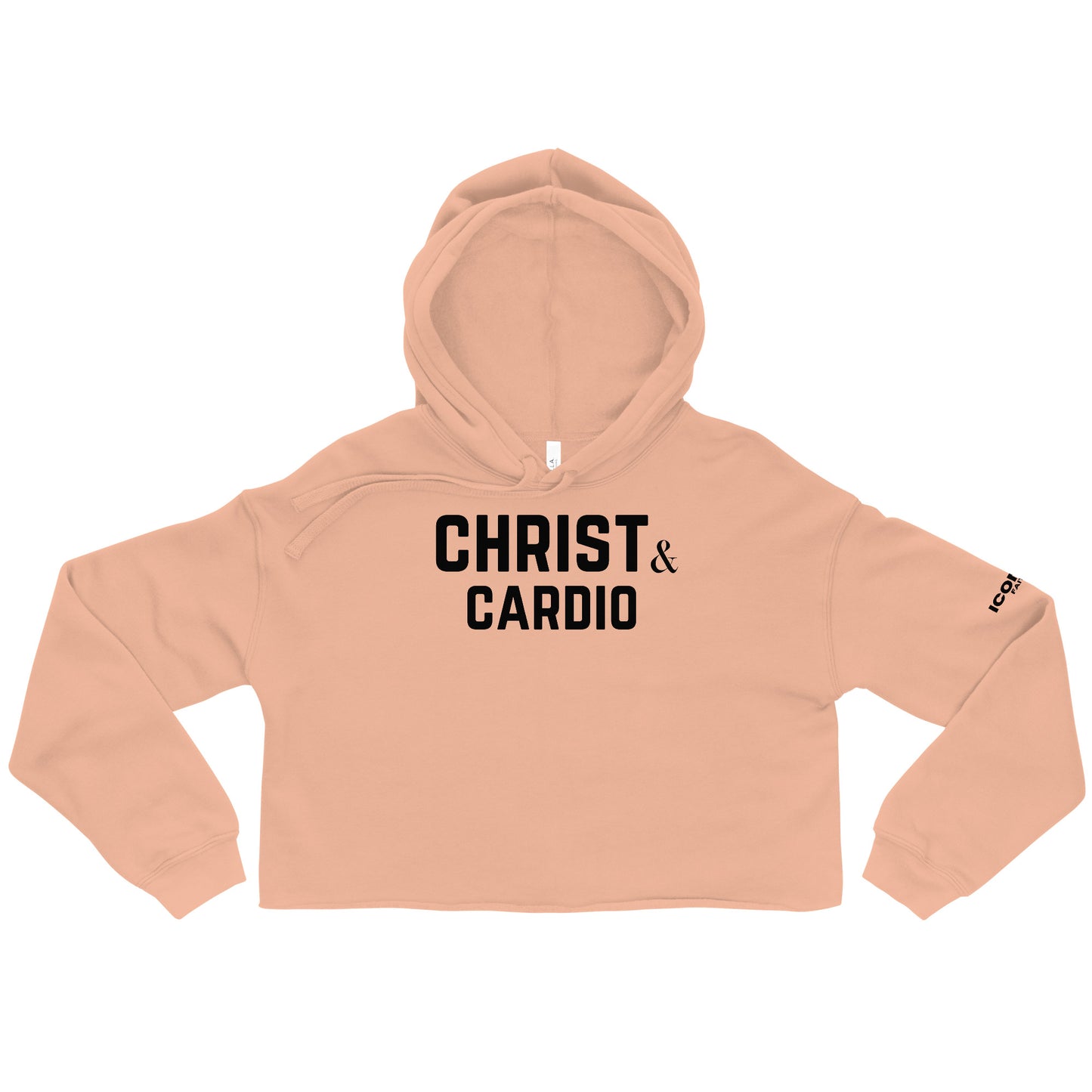 Christ and Cardio Crop Hoodie