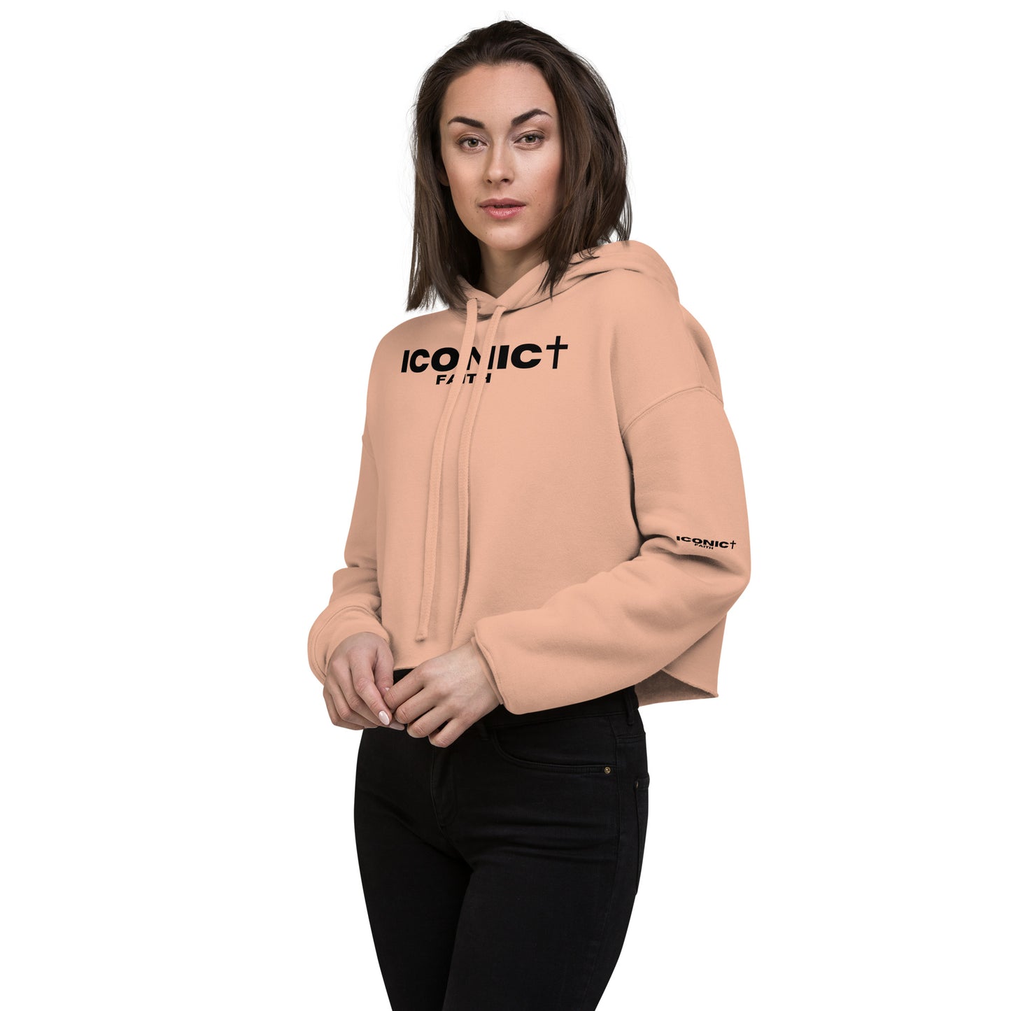 ICONIC Faith Crop Hoodie