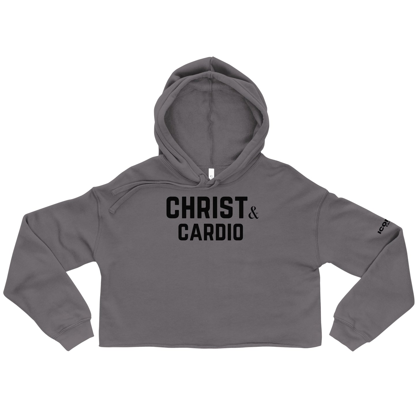 Christ and Cardio Crop Hoodie