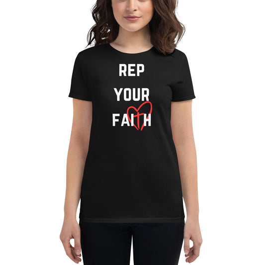 Rep Your Faith Women's short sleeve t-shirt