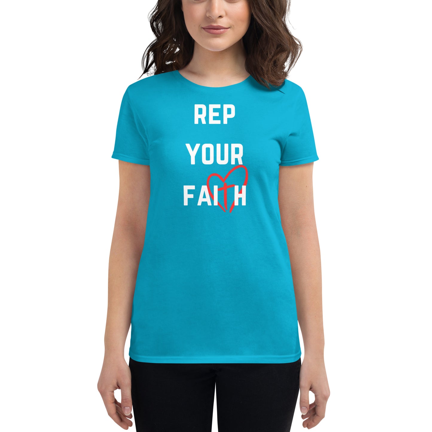 Rep Your Faith Women's short sleeve t-shirt