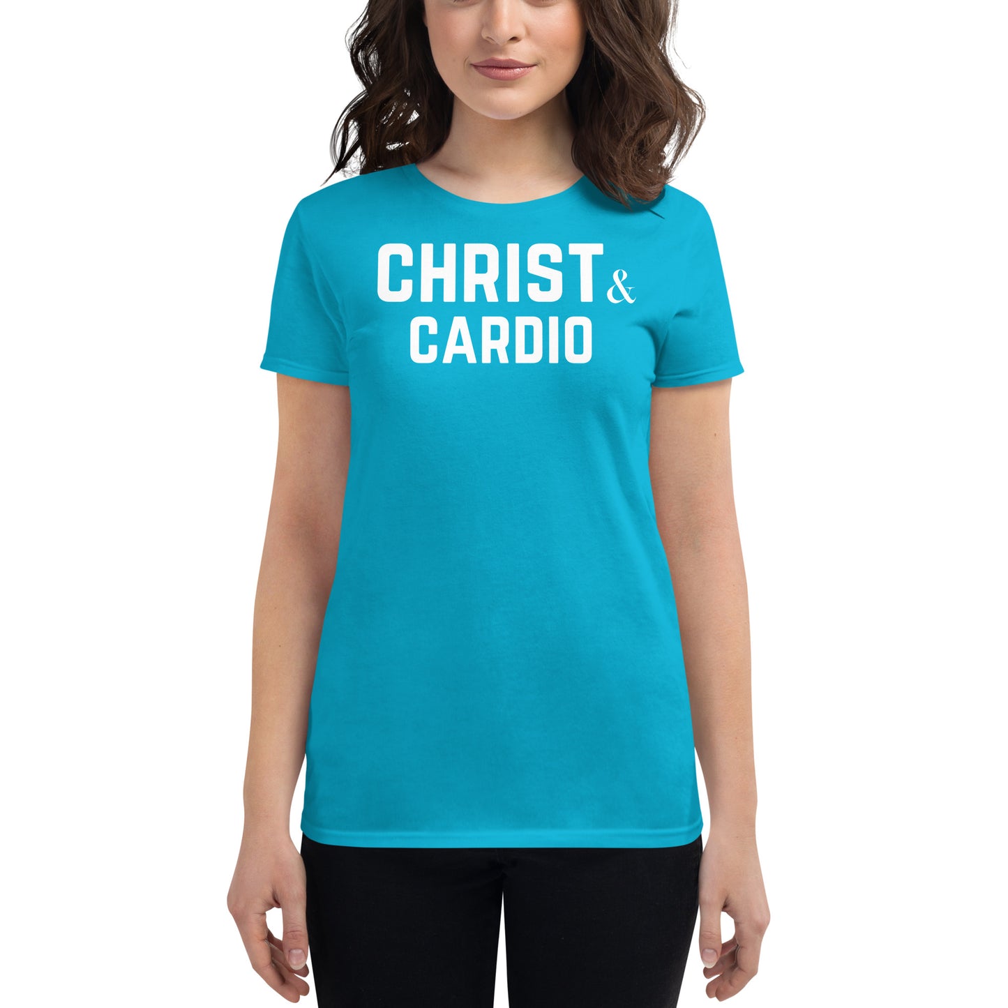 Christ and Cardio Women's short sleeve t-shirt