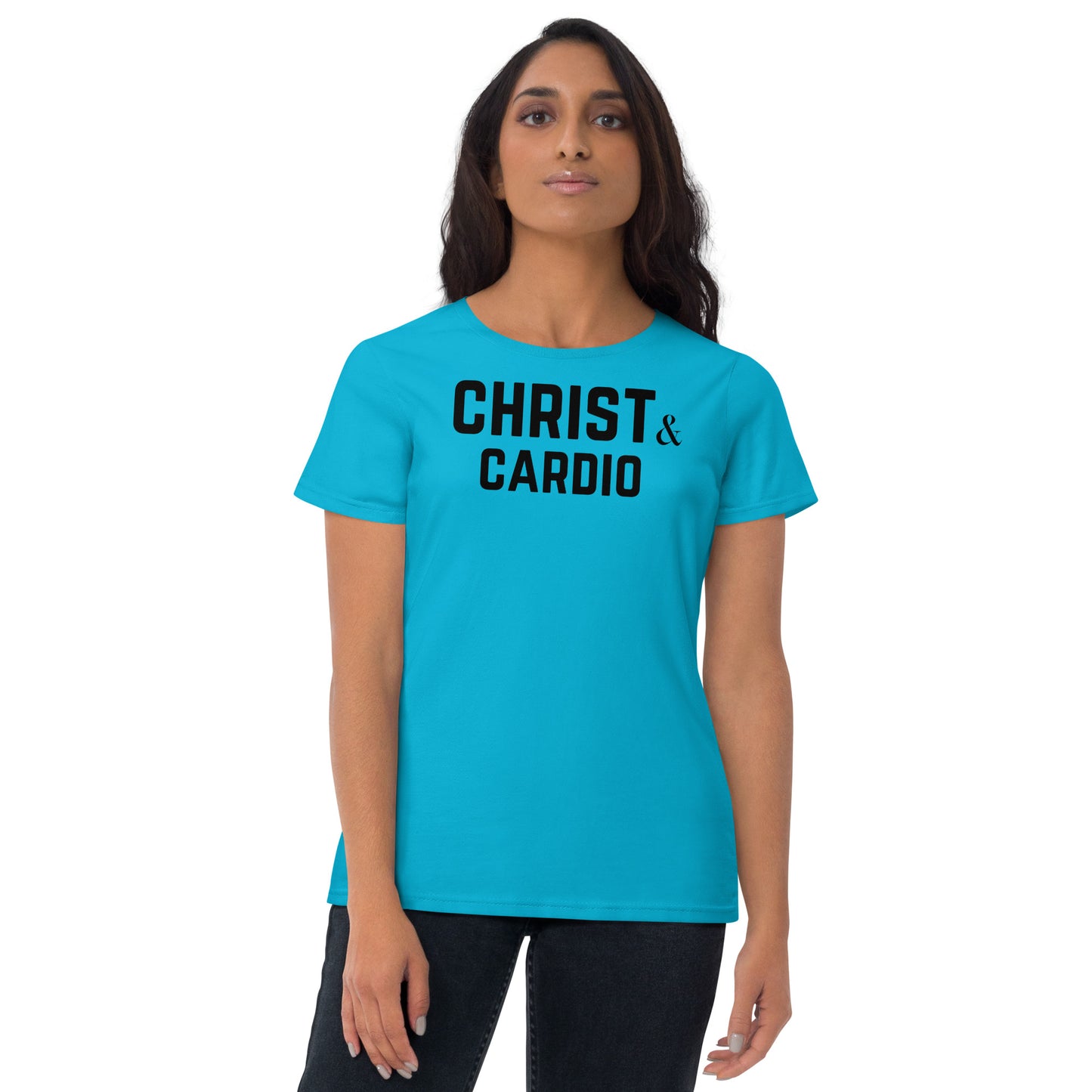 Christ and Cardio Women's short sleeve t-shirt