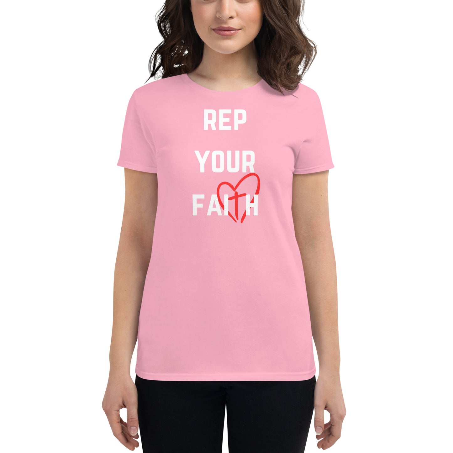 Rep Your Faith Women's short sleeve t-shirt