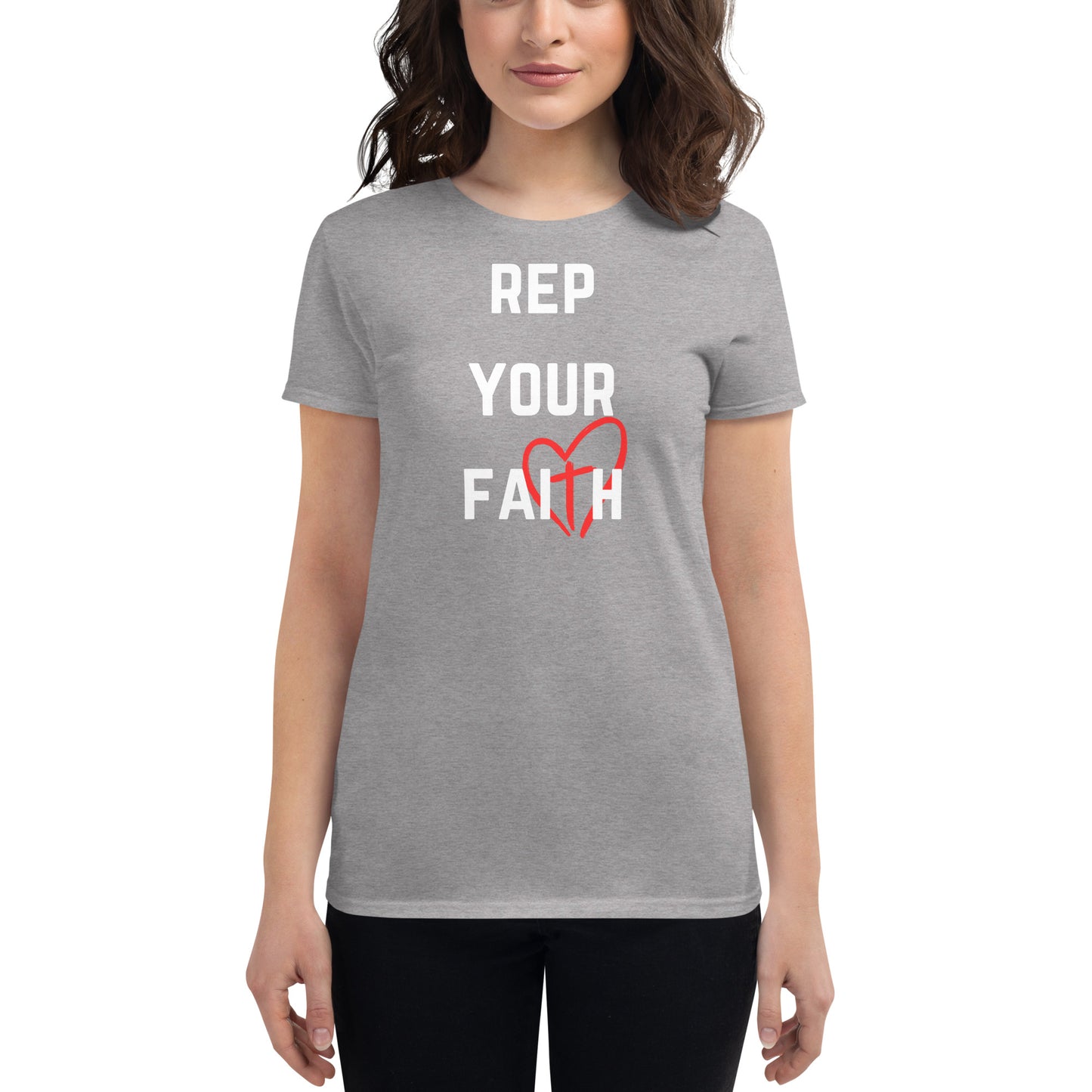 Rep Your Faith Women's short sleeve t-shirt