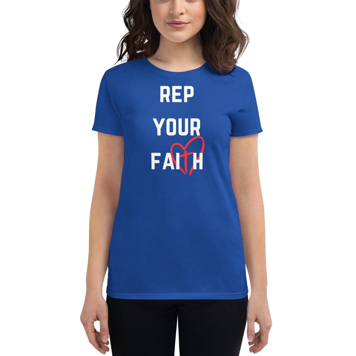 Rep Your Faith Women's short sleeve t-shirt