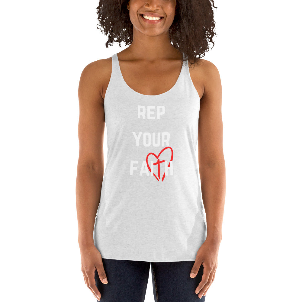 Rep Your Faith Women's Racerback Tank