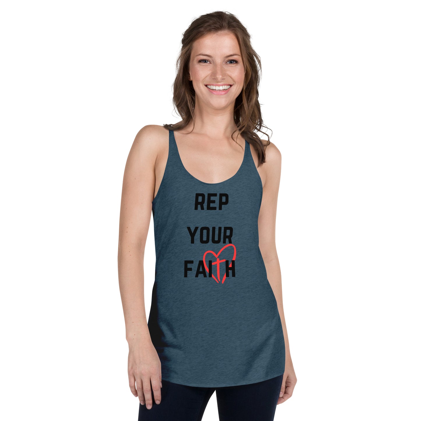 Rep Your Faith Women's Racerback Tank