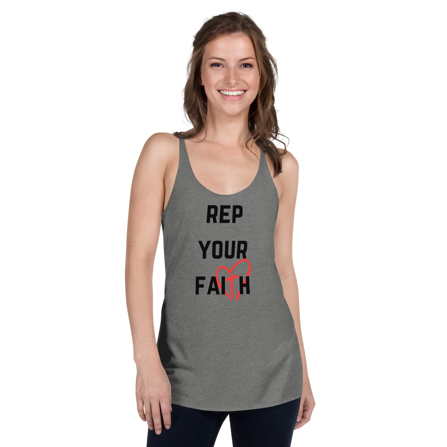 Rep Your Faith Women's Racerback Tank