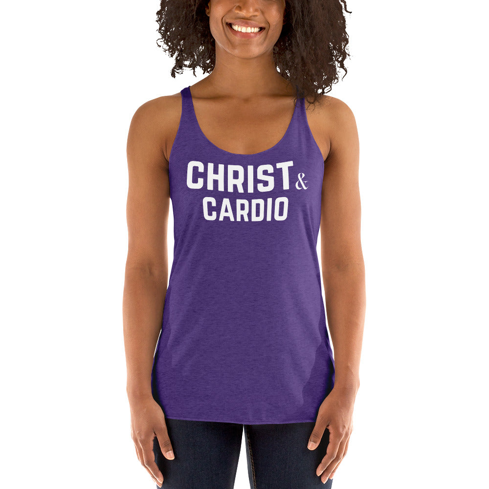 Christ & Cardio Women's Racerback Tank