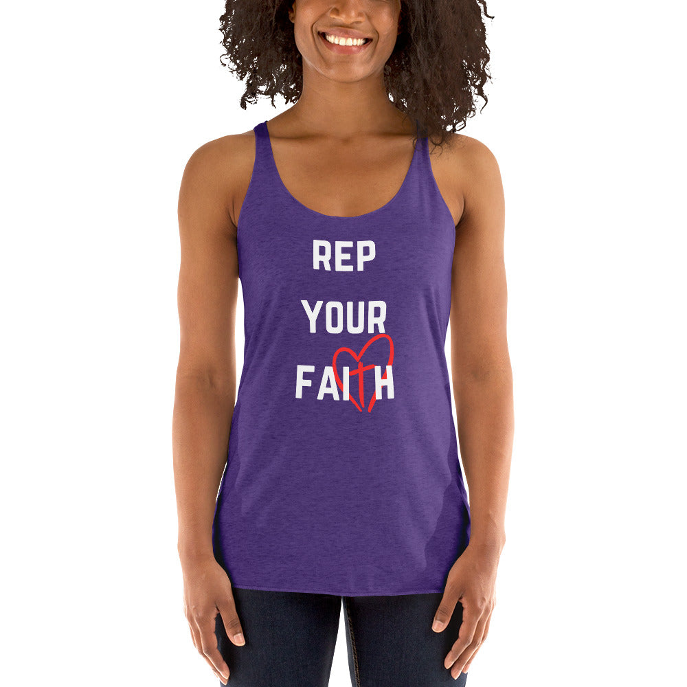 Rep Your Faith Women's Racerback Tank