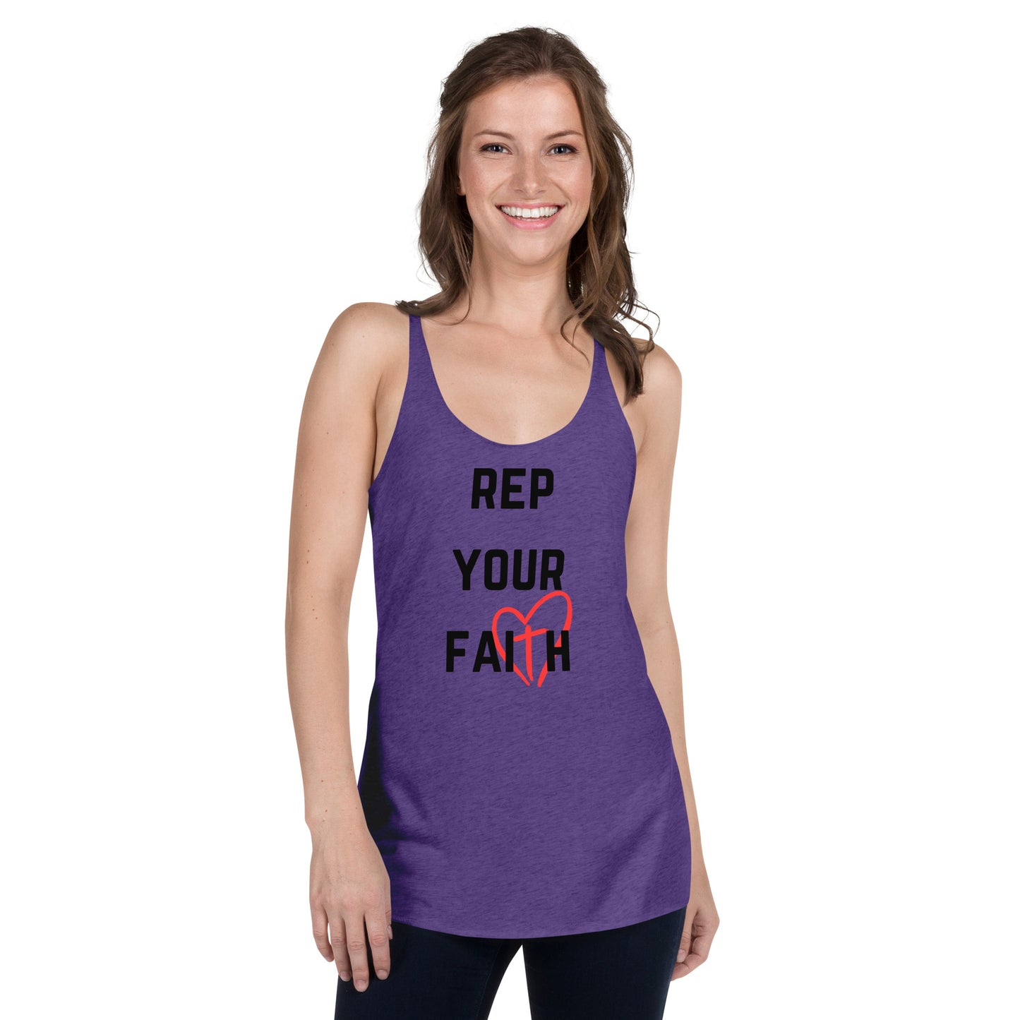 Rep Your Faith Women's Racerback Tank