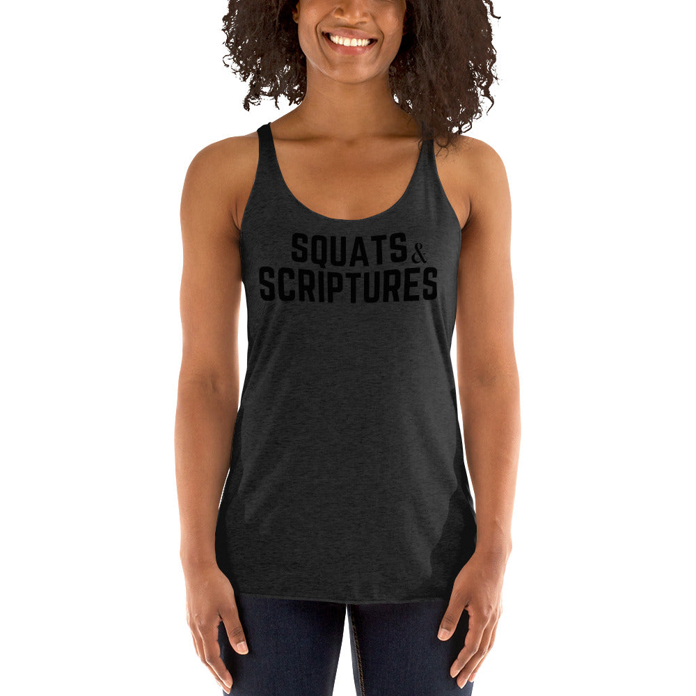 Squats & Scriptures Women's Racerback Tank