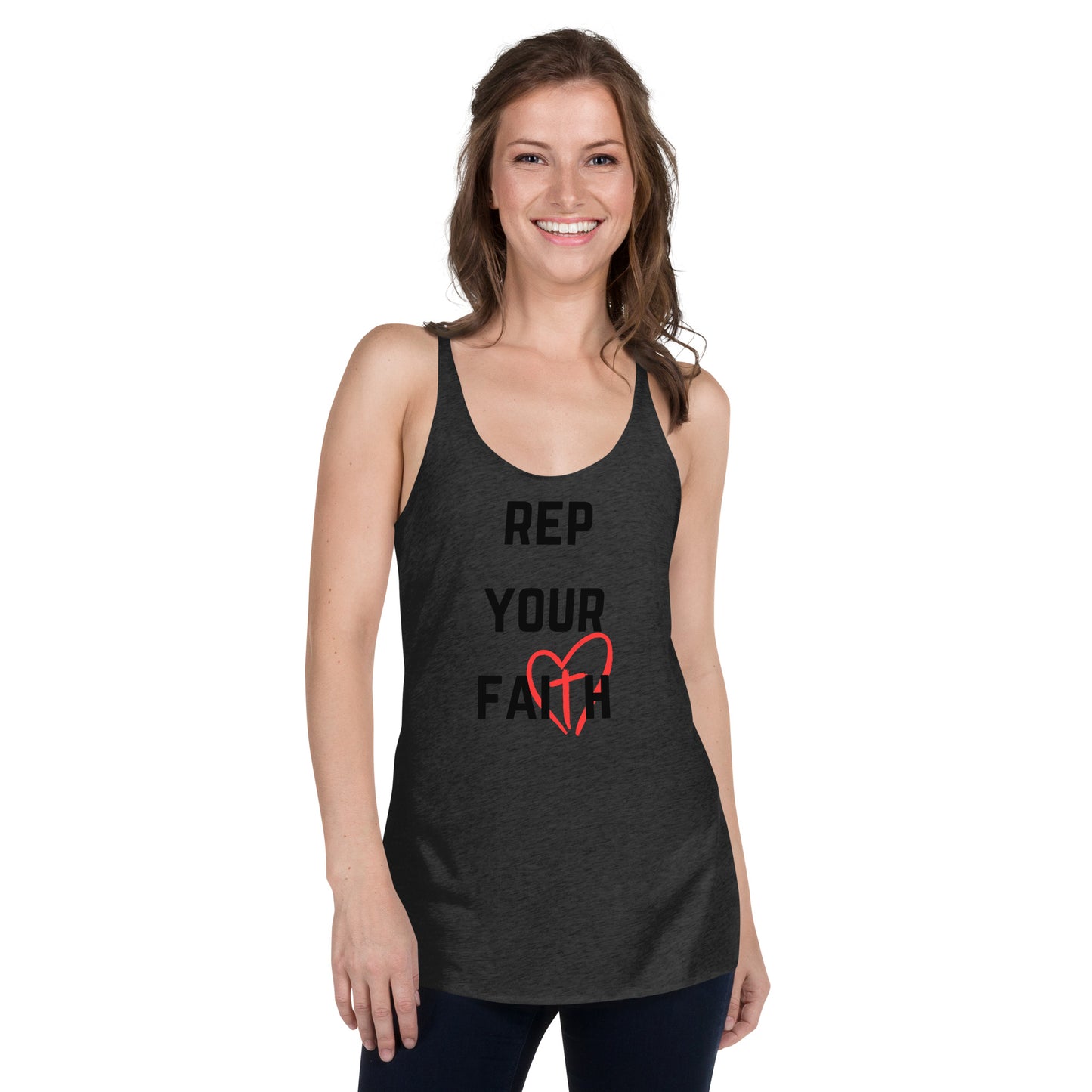 Rep Your Faith Women's Racerback Tank