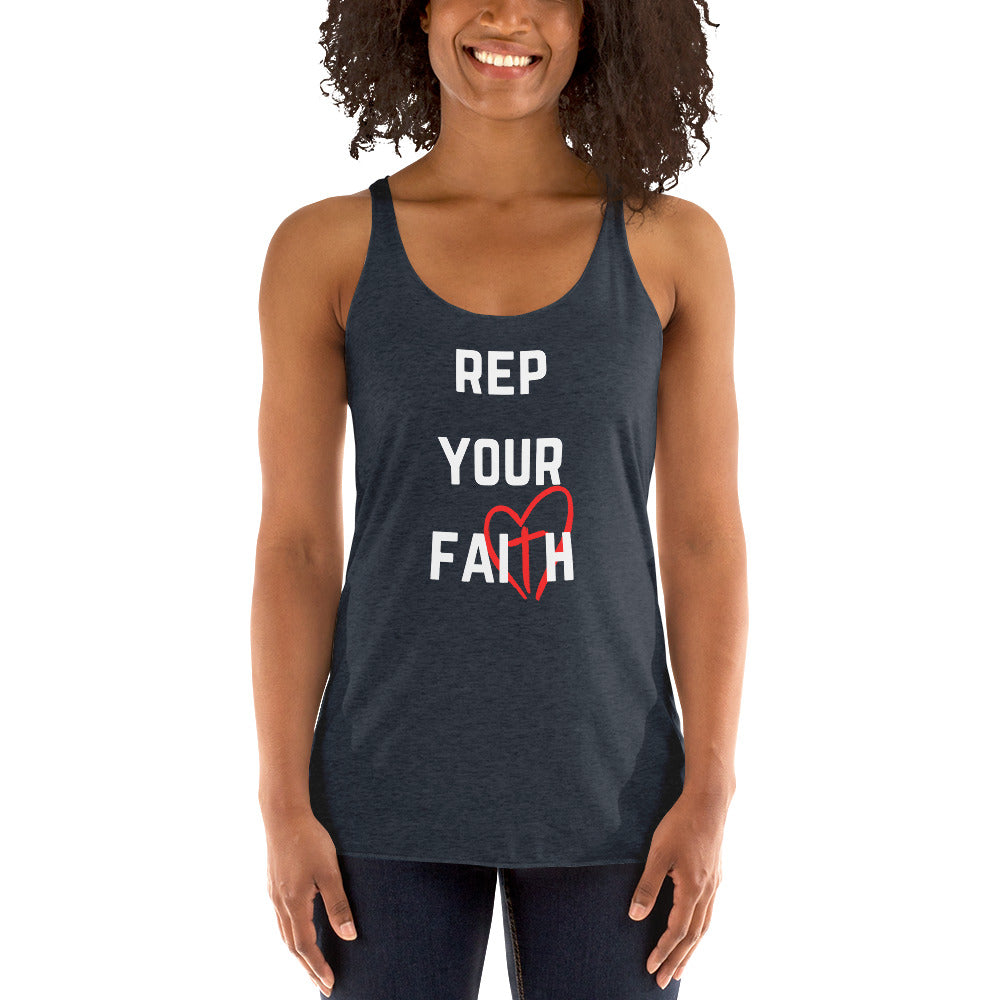 Rep Your Faith Women's Racerback Tank