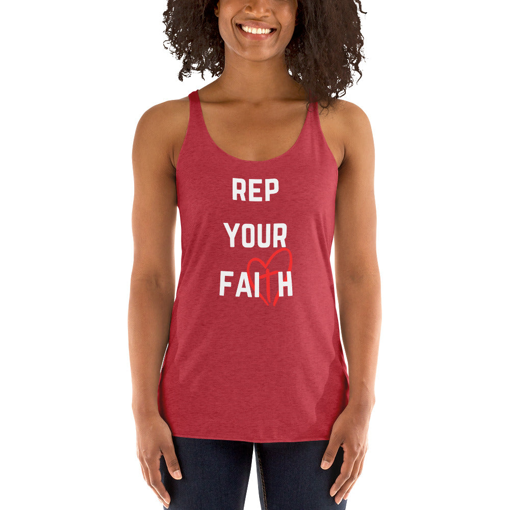 Rep Your Faith Women's Racerback Tank