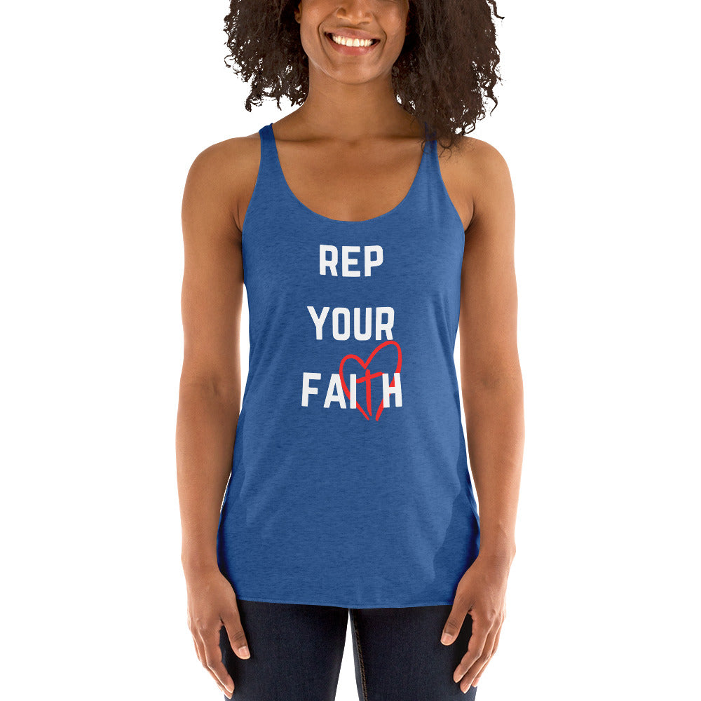 Rep Your Faith Women's Racerback Tank