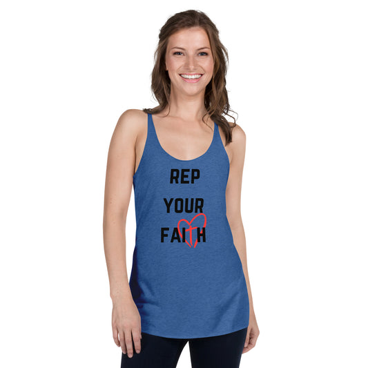 Rep Your Faith Women's Racerback Tank